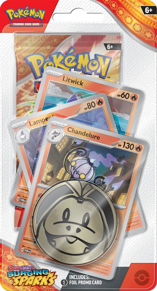 Image for Surging Sparks Premium Checklane Blister [Litwick] [SV08]