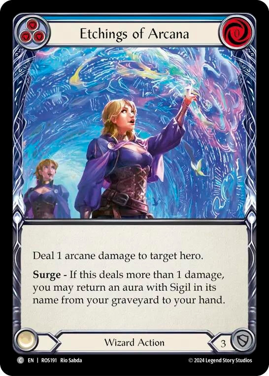 Image for Etchings of Arcana (Blue) [Rosetta]