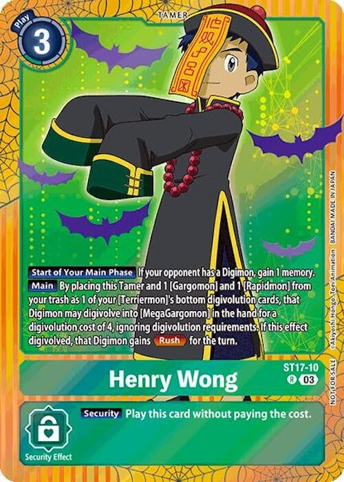 Image for Henry Wong (Halloween Event 2024) [Starter Deck 17: Double Typhoon Advanced Deck Set]