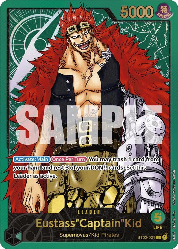 EustassCaptainKid Premium Card Collection Leader Collection (ST02-001) [OP-PR]