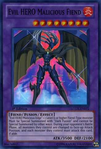 Evil HERO Malicious Fiend (LCGX-EN072) [LC02]