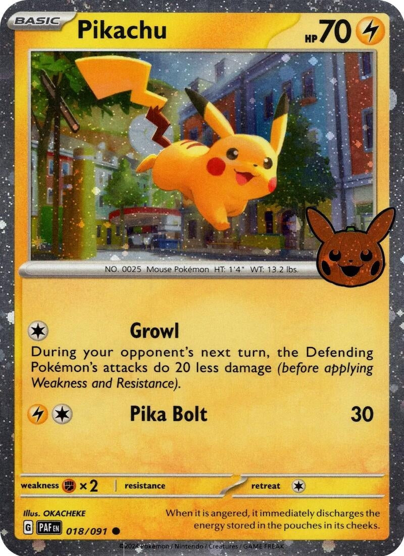 Pikachu 018 091 Cosmos Holo (018/091) [TTBB24]