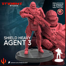 SHIELD HEAVY AGENT - Marvel MCP-Compatible 40mm Resin Miniature