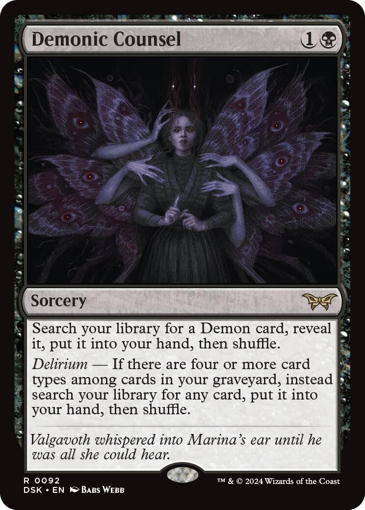 Demonic Counsel (92) [DSK]