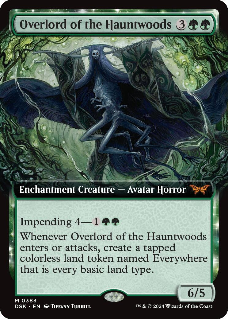 Overlord of the Hauntwoods Extended Art (383) [DSK]