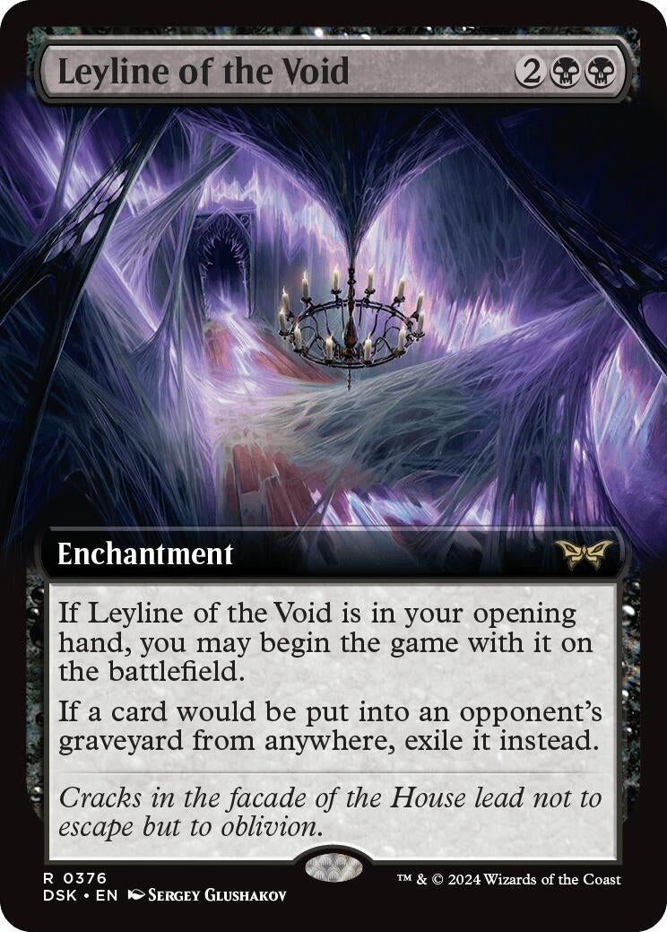 Leyline of the Void Extended Art (376) [DSK]