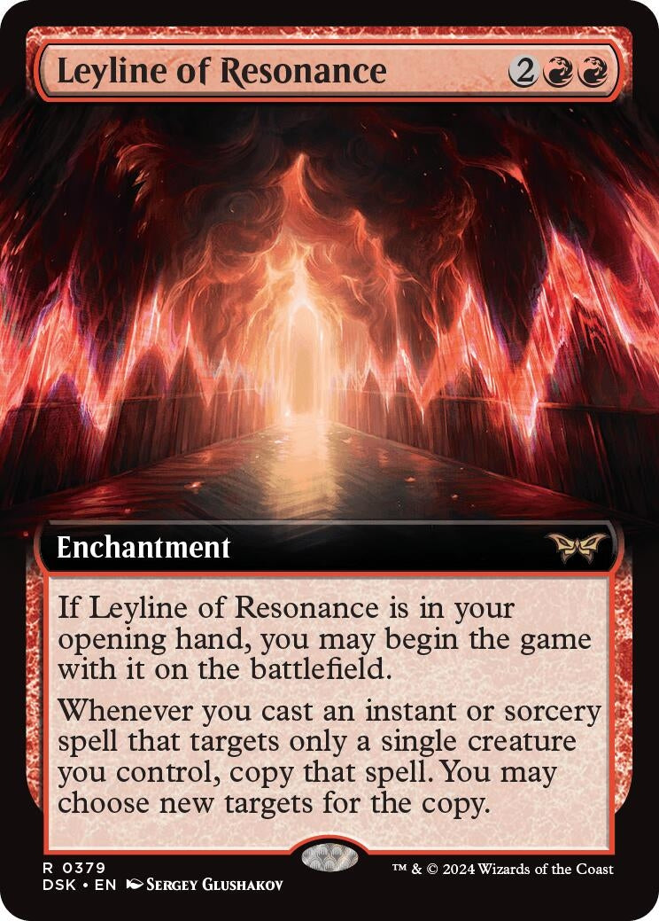 Leyline of Resonance Extended Art (379) [DSK]