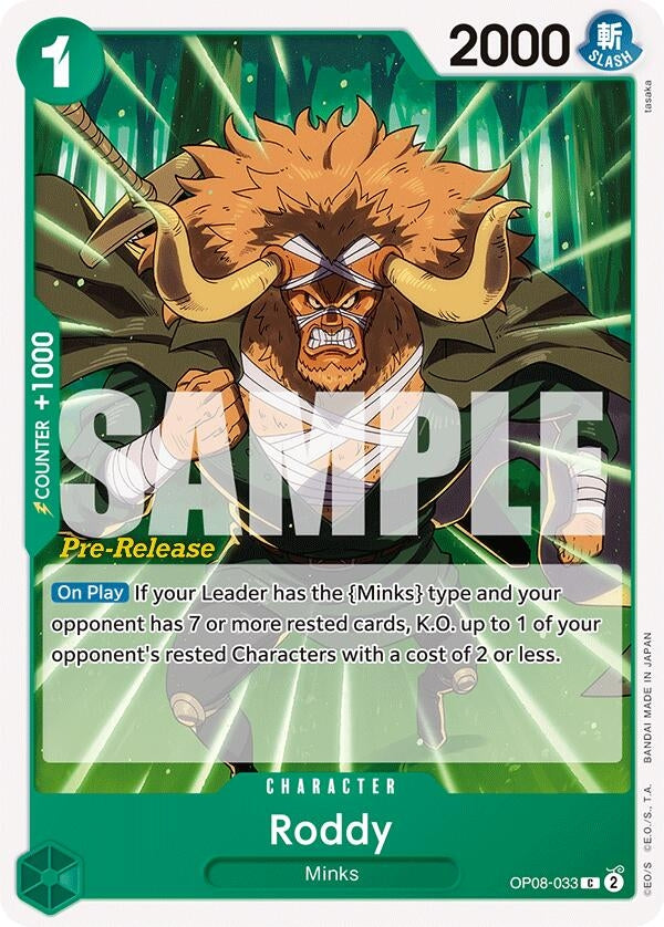 Roddy (OP08-033) [OP08 PRE]