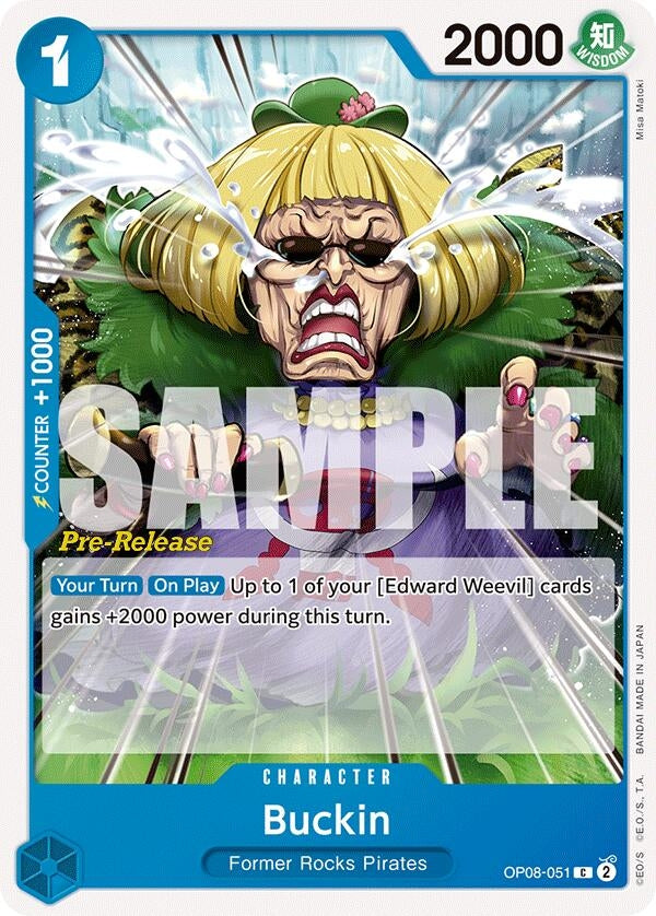 Buckin (OP08-051) [OP08 PRE]