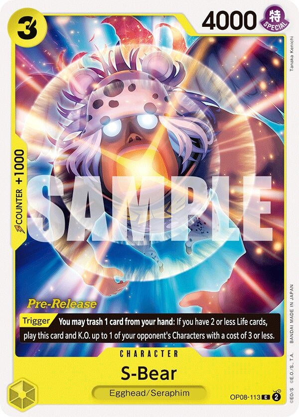 S Bear (OP08-113) [OP08 PRE]