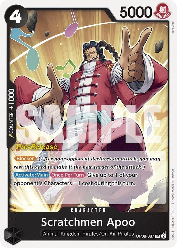 Scratchmen Apoo (OP08-087) [OP08 PRE]