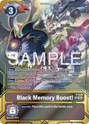 Image for Black Memory Boost! - P-039 (Premium Card Collection - Memory Boost! Set) [Digimon Promotion Cards]