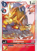 Image for Zubamon - P-097 (2024 Regionals Participant) [Digimon Promotion Cards]
