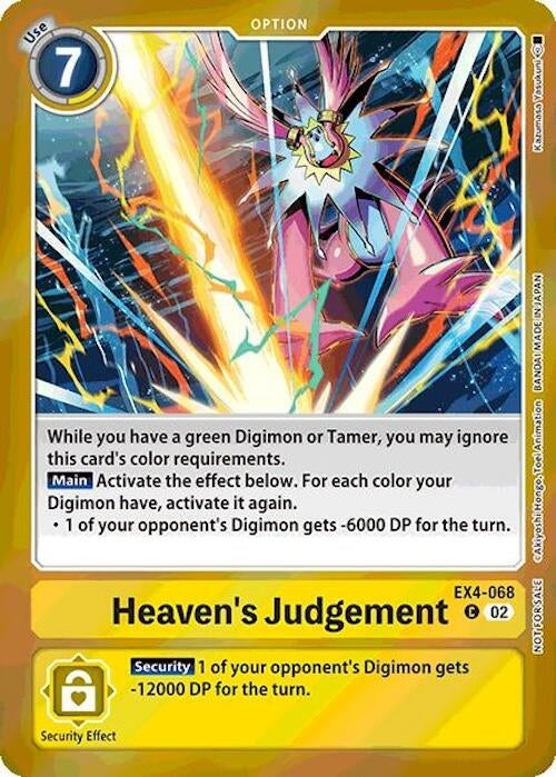 Image for Heaven's Judgement (Event Pack 7) [Alternative Being Booster]