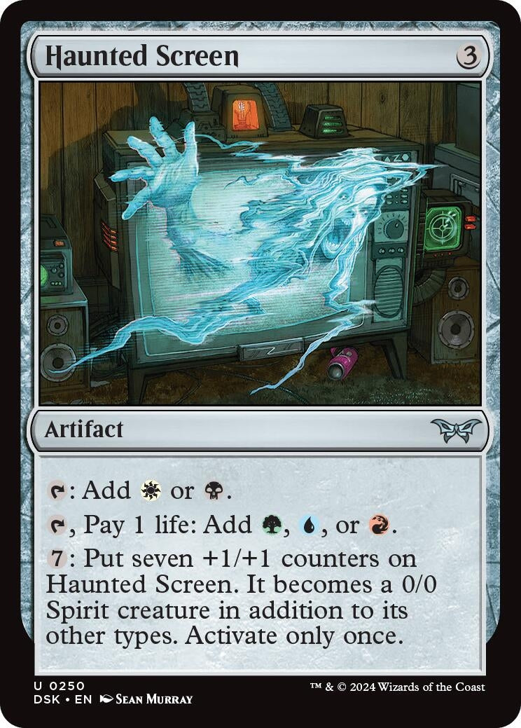 Haunted Screen (250) [DSK]