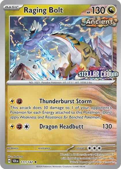Raging Bolt Cosmo Holo Best Buy Exclusive (111/142) [MCAP]