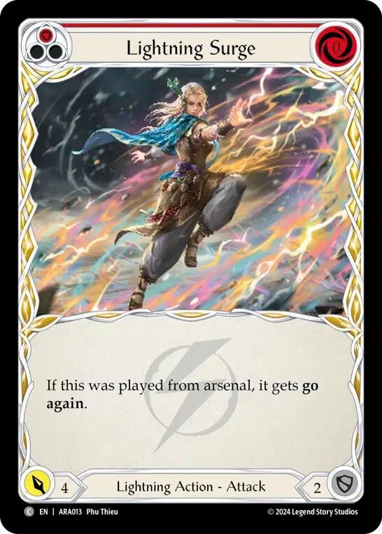 Image for Lightning Surge (Red) [Blitz Deck: Rosetta - Aurora]