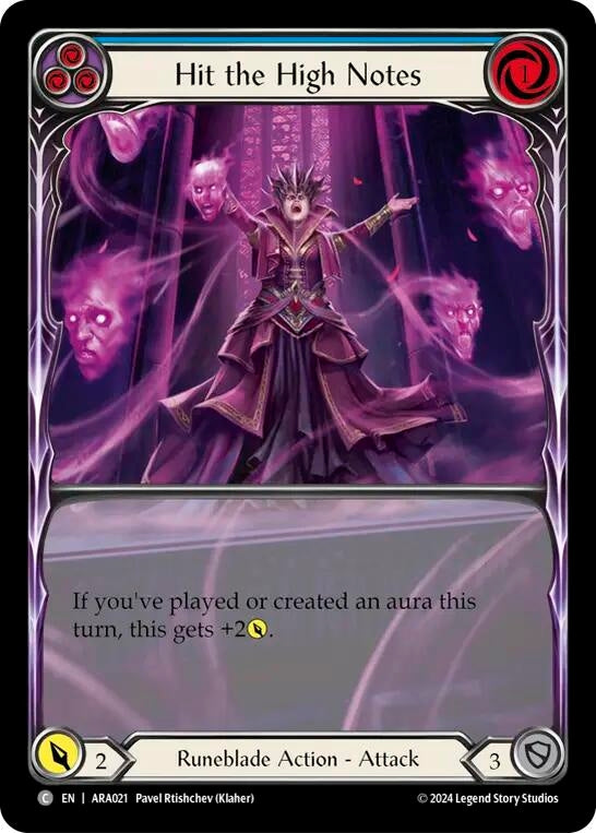 Image for Hit the High Notes (Blue) [Blitz Deck: Rosetta - Aurora]