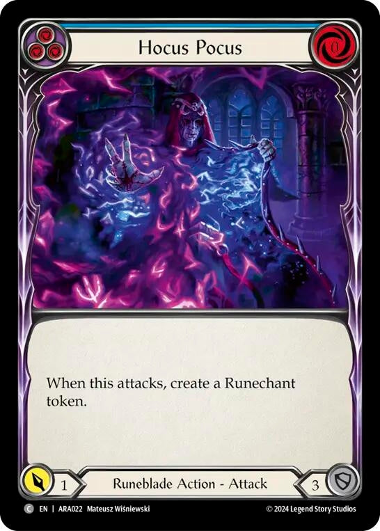 Image for Hocus Pocus (Blue) [Blitz Deck: Rosetta - Aurora]