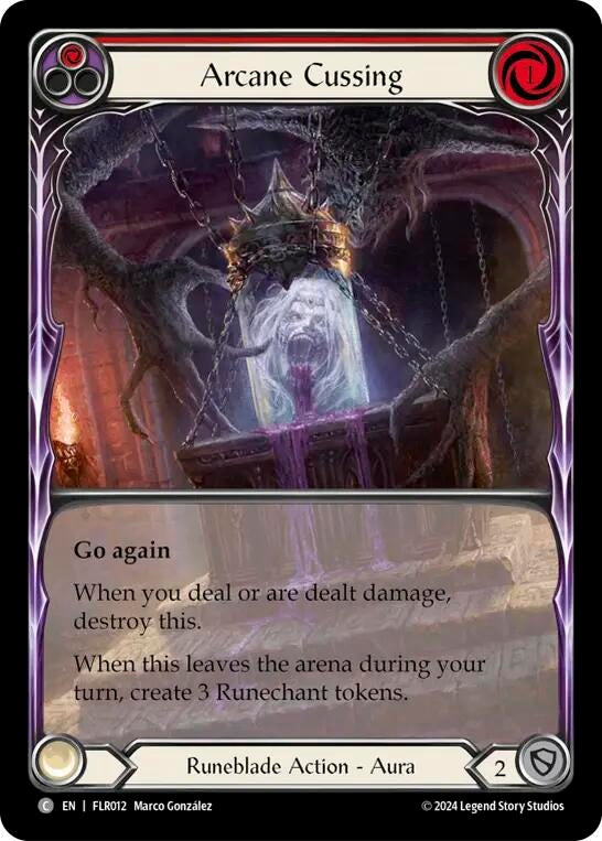 Image for Arcane Cussing (Red) [Blitz Deck: Rosetta - Florian]