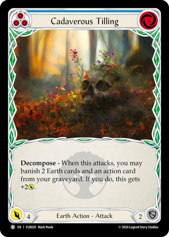 Image for Cadaverous Tilling (Blue) [Blitz Deck: Rosetta - Florian]