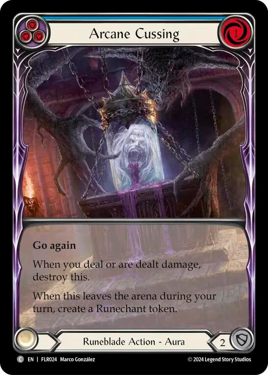 Image for Arcane Cussing (Blue) [Blitz Deck: Rosetta - Florian]