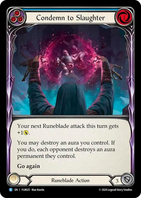 Image for Condemn to Slaughter (Blue) [Blitz Deck: Rosetta - Florian]