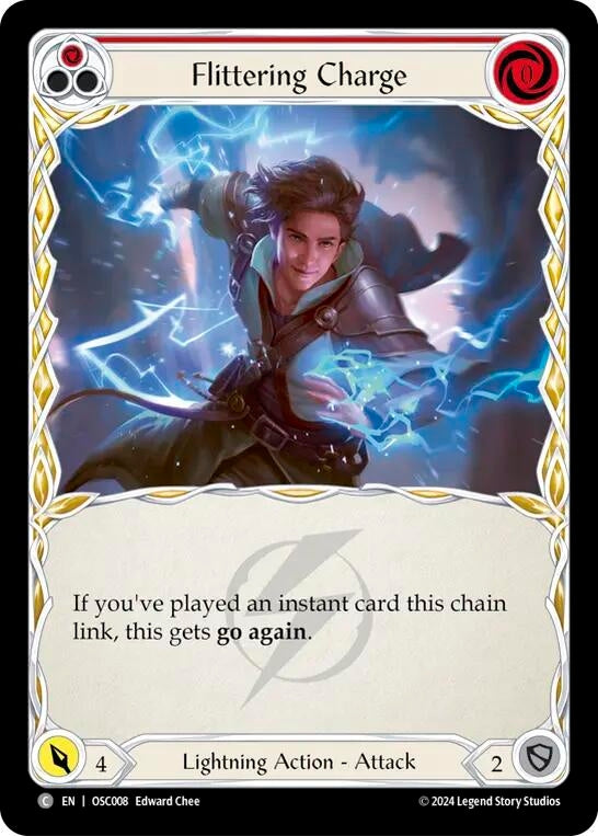 Image for Flittering Charge (Red) [Blitz Deck: Rosetta - Oscilio]