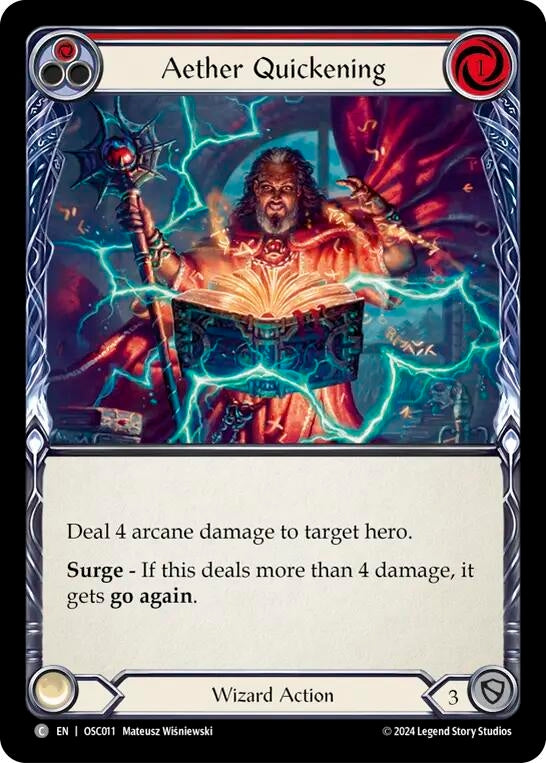 Image for Aether Quickening (Red) [Blitz Deck: Rosetta - Oscilio]