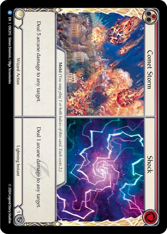 Image for Comet Storm // Shock [Blitz Deck: Rosetta - Oscilio]