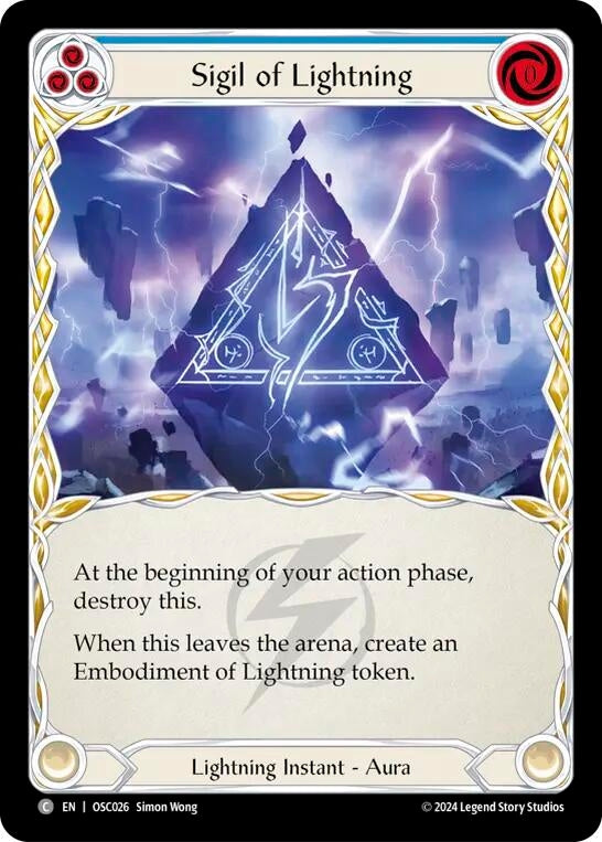 Image for Sigil of Lightning [Blitz Deck: Rosetta - Oscilio]