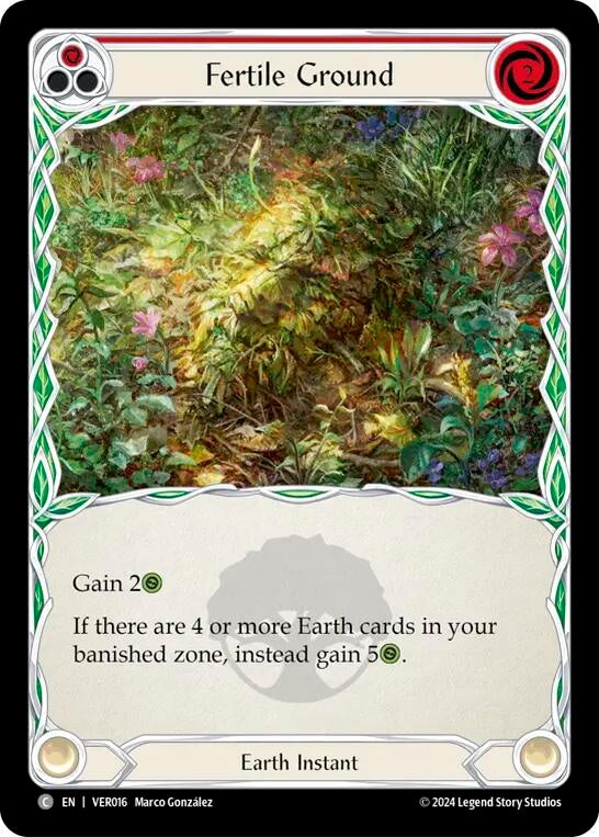 Image for Fertile Ground (Red) [Blitz Deck: Rosetta - Verdance]