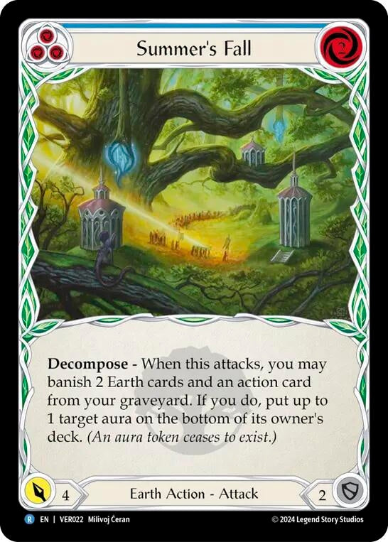 Image for Summer's Fall (Blue) [Blitz Deck: Rosetta - Verdance]