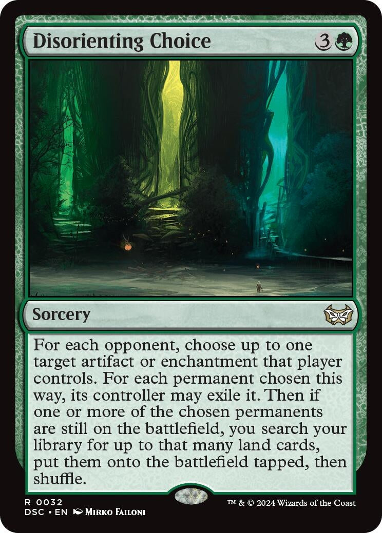 Disorienting Choice (32) [CSK]