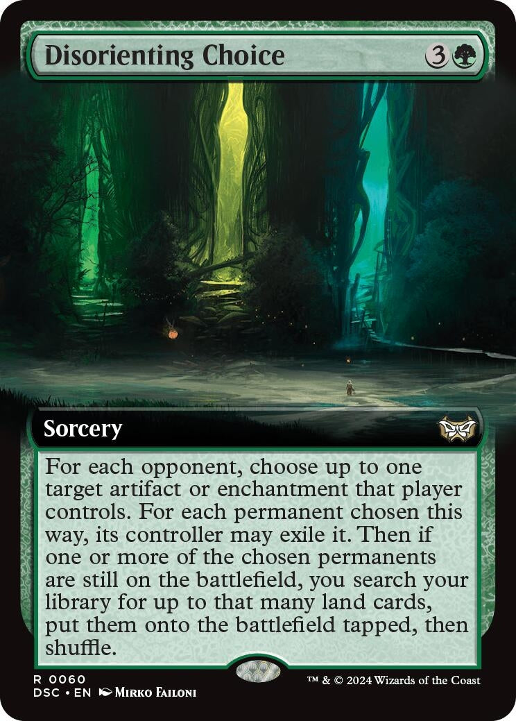 Disorienting Choice Extended Art (60) [CSK]