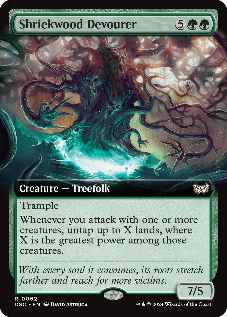 Shriekwood Devourer Extended Art (62) [CSK]