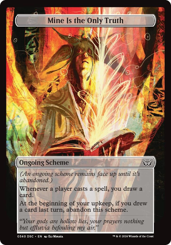 Mine Is The Only Truth Full Art (340) [CSK]