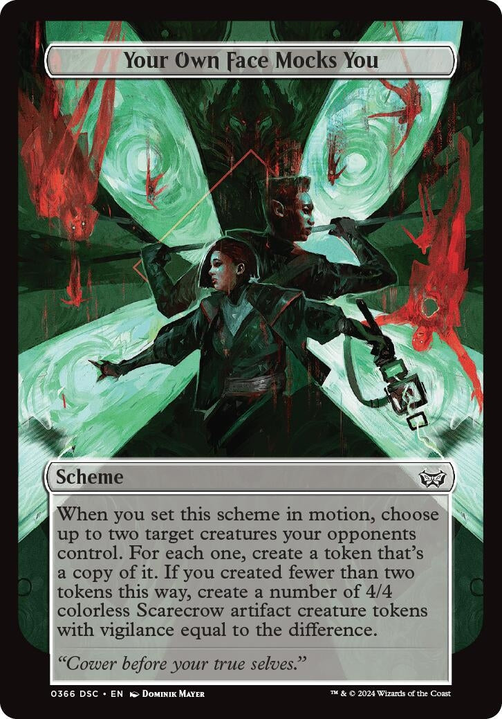 Your Own Face Mocks You Full Art (366) [CSK]