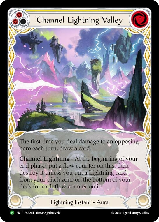 Image for Channel Lightning Valley [Flesh and Blood: Promo Cards]