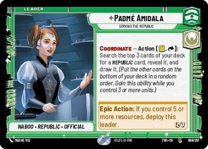Padme Amidala Serving the Republic [TOR]