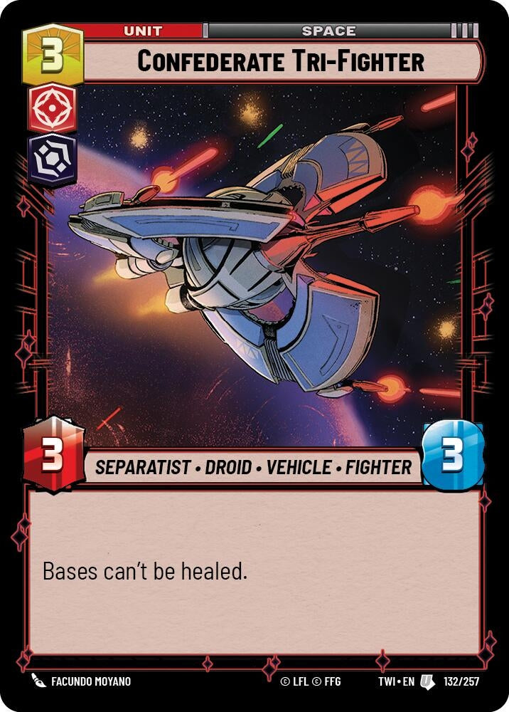 Image for Confederate Tri-Fighter [Twilight of the Republic]