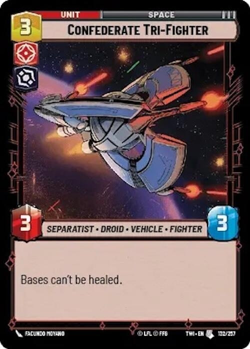 Confederate Tri Fighter (132/257) [TOR]