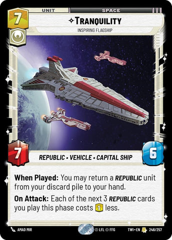 Tranquility - Inspiring Flagship (246/257) (Twilight of the Republic)