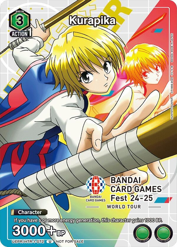 Kurapika BANDAI Card Games Fest 23 24 World Tour (UEPR/HTR-1-072) [UEPR]