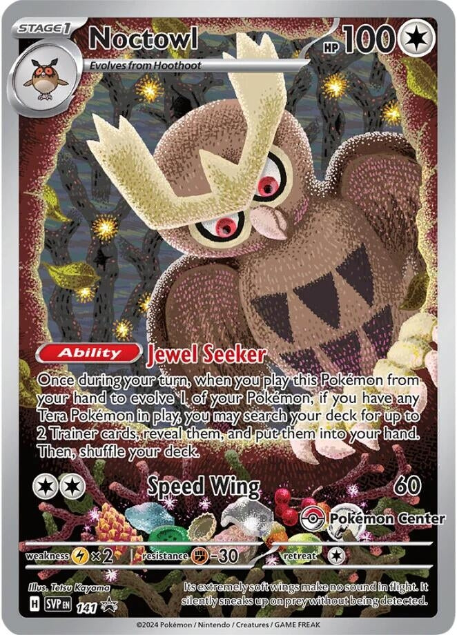 Noctowl 141 Pokemon Center Exclusive (141) [SVP]