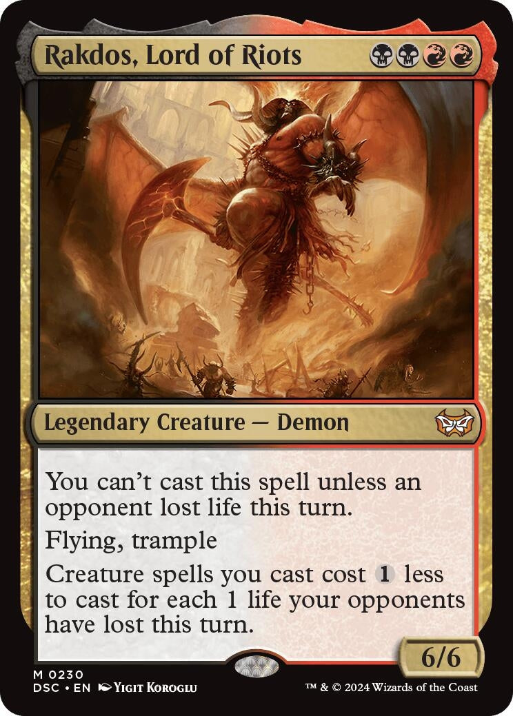 Rakdos Lord of Riots (230) [CSK]