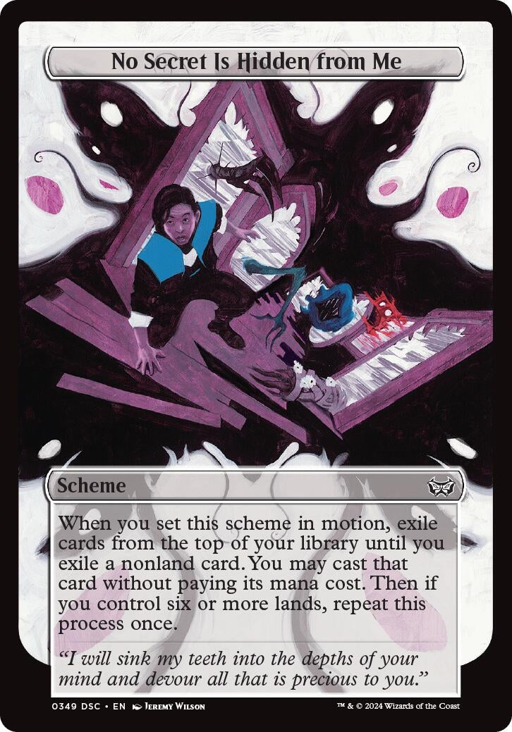 No Secret Is Hidden from Me Full Art (349) [CSK]
