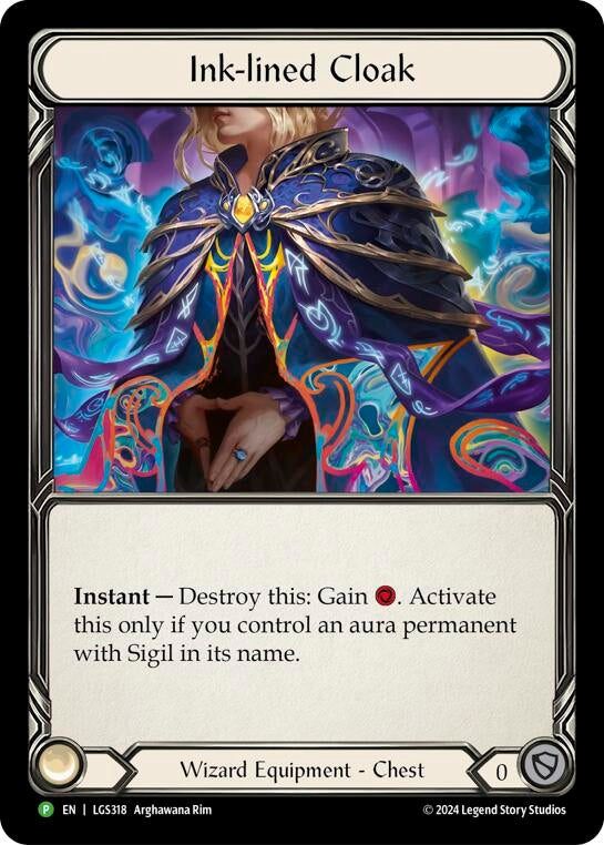 Image for Ink-lined Cloak [Flesh and Blood: Promo Cards]
