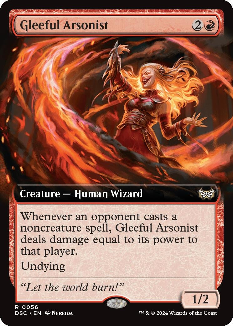 Gleeful Arsonist Extended Art (56) [CSK]