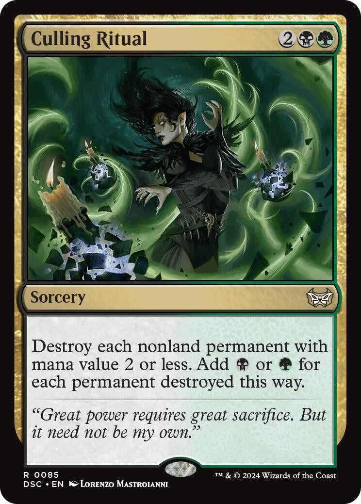 Culling Ritual (85) [CSK]